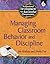 Managing Classroom Behavior and Discipline