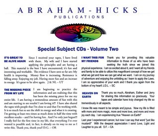 Special Subjects Vol. 2
