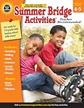 Summer Bridge Activities 4th to 5th Grade Workbooks All Subjects, Activity Book With Math, Reading Comprehension, Science, Fitness, Social Studies, Writing Practice, and Flash Cards