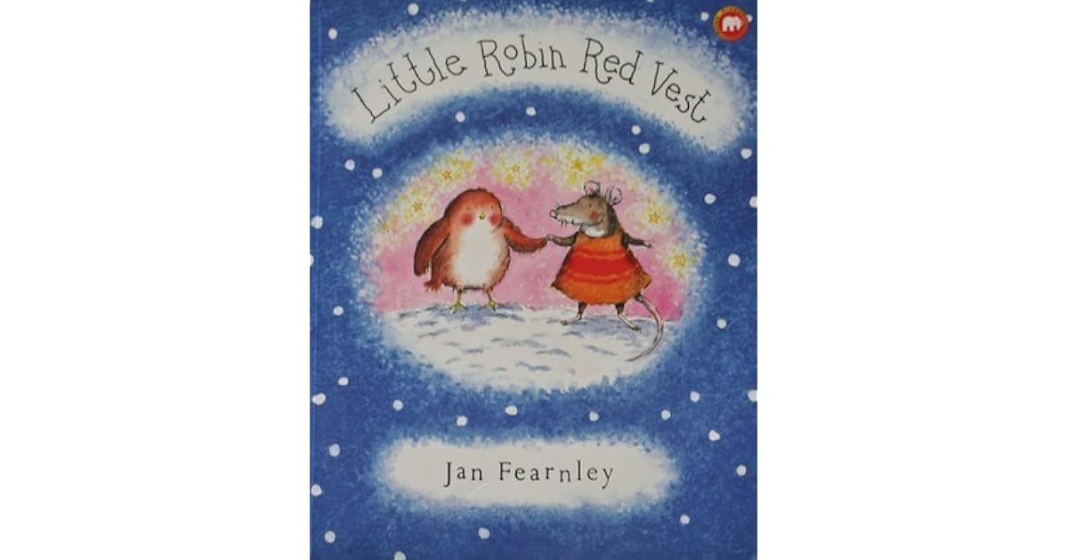 Little Robin Red Vest by Jan Fearnley