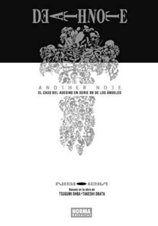 Portada de Death Note - Another Note: El caso del asesino en serie BB de Los Ángeles, de NisiOisiN