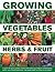Growing Vegetables, Herbs & Fruit by Richard Bird