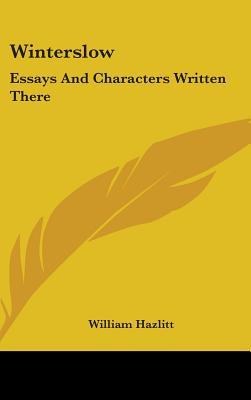 Winterslow: Essays And Characters Written There (Hardcover)