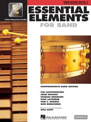 Essential Elements for Band - Percussion and Keyboard Percussion Book 2 with EEi Online Access | Intermediate Percussion Method and Sheet Music for Students and Teachers | Comprehensive Band Method