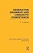 Generative Grammar and Linguistic Competence
