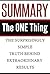 Summary: The ONE Thing: The...