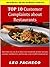 TOP 10 Customer Complaints about Restaurants: And what you can do to turn your restaurant around, increase customer satisfaction, and become a successful ... (Business Development Series Book 2)