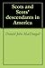 Scots and Scots' descendants in America