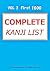 Complete Kanji List Vol 1 T...