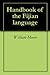 Handbook of the Fijian language
