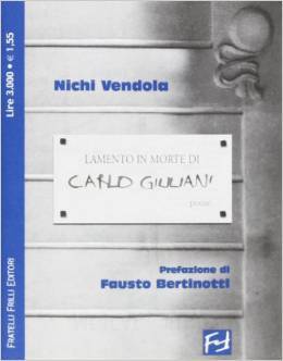Lamento in morte di Carlo Giuliani: Poesie