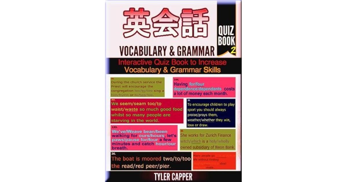 English Conversation Quiz Book By Tyler Capper