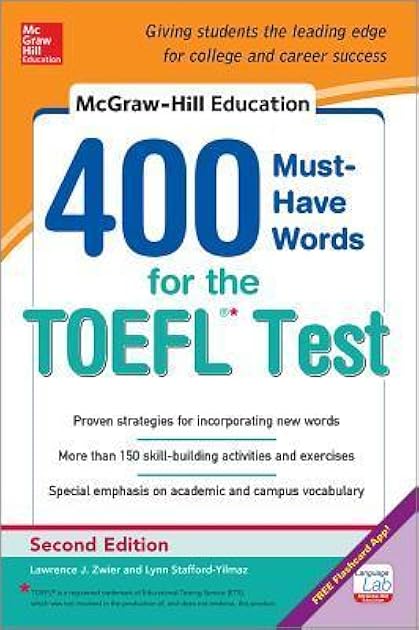 McGraw-Hill Education 400 Must-Have Words for the TOEFL Test