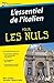 L'essentiel de l'italien Pour les Nuls by Marc Lesage