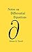 Notes on Differential Equations