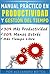 Productividad Y Gestión Del Tiempo Para Gerentes Y Encargados- Te Ayudara -Alcanzar Metas, A Tener mejor Administracion Del Tiempo, Reducir El Estres Laboral (Spanish Edition)