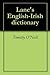 Lane's English-Irish dictio...