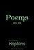 Poems of Gerard Manley Hopkins by Gerard Manley Hopkins