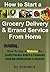 How to Start a Grocery Delivery And Errand Service From Home by Ray Hockersmith