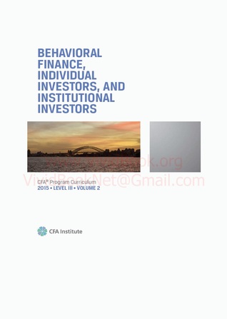 CFA Program Curriculum, Level 3, 2015, #2 (ebook)