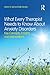 What Every Therapist Needs to Know About Anxiety Disorders by Martin N. Seif