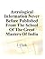 Astrological Information Never Before Published From The Scho... by I. Edward Clark