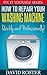 How To Repair Your Washing Machine - Quickly and Cheaply! (Fix It Yourself Series)