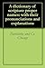 A dictionary of scripture proper names: with their pronunciations and explanations