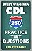 250 West Virginia CDL Practice Test Questions
