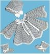 #2280 BABY SET VINTAGE CROCHET PATTERN #2280 BABY SET VINTAGE CROCHET PATTERN