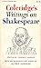 Coleridge's Writings on Shakespeare by Terence Hawkes