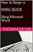 How to Design a Kindle eBoo...