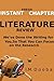 Instant Thesis Template: Literature Review (Instant Thesis & Dissertation Series Book 1)