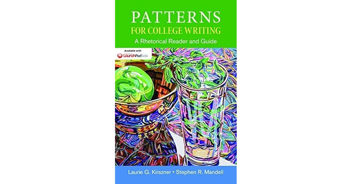 Patterns for college writing process essay image