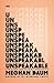 The Unspeakable: And Other Subjects of Discussion