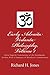Early Advaita Vedanta Philosophy, Volume 1 by Richard H. Jones