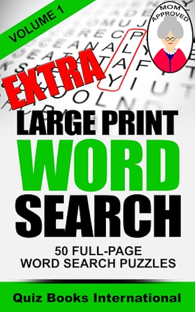 Extra Large Print Word Search Volume 1