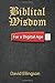 Biblical Wisdom for a Digital Age by David Ellingson