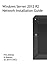 Windows Server 2012 R2 Network Installation Guide