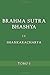 Brahma Sutra Bhashya Tomo I (Spanish Edition)