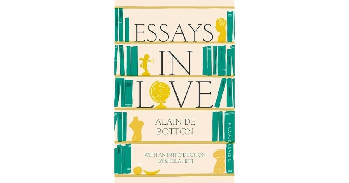 Essays in love alain de botton goodreads image