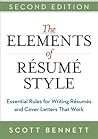 Book cover for The Elements of Resume Style: Essential Rules for Writing Resumes and Cover Letters That Work