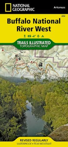 Buffalo National River West Map (National Geographic Trails Illustrated Map, 232)