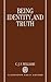 Being, Identity, and Truth