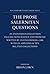 The Prose Salernitan Questions (Auctores Britannici Medii Aevi, 5)
