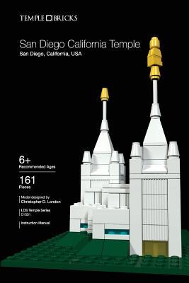 Temple Bricks: San Diego California Temple: Construction Toy Building Instructions (LDS Temple Series)
