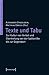 Texte Und Tabu by Alexander Dingeldein