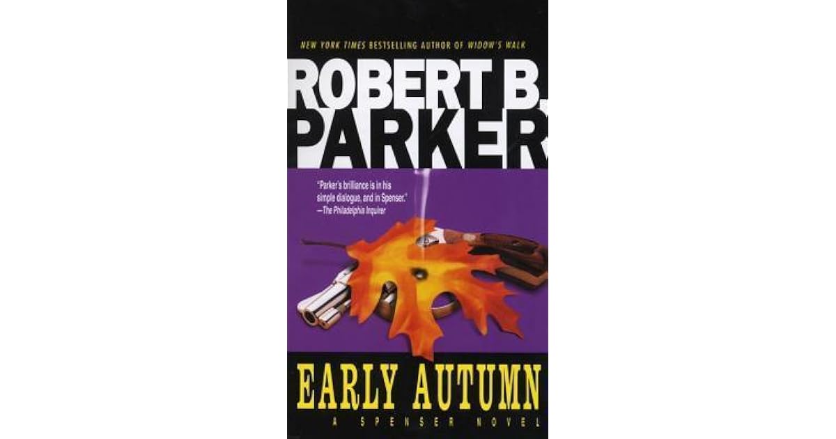 Early Autumn Spenser 7 By Robert B Parker