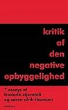 Kritik af den negative opbyggelighed.