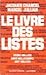 Le livre des listes by Jacques Chancel